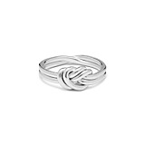 Lover's Knot Silver Ring 