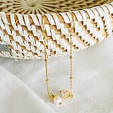 Outlet Empress Pearl Gold Earrings