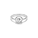 Outlet Spiral Silver Ring