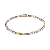 Mirage Pastel Gold Plated Bracelet