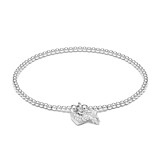Santeenie Silver Charm Bracelet - Tiny Bee