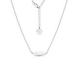 Memory Lane Single Silver Necklace - Personalised