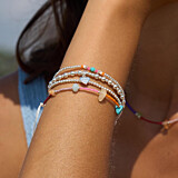 Boho Silver Bracelet - Turquoise