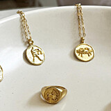 NU & MII Zodiac Gold Necklace