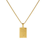 Gala Personalised Birth Date Gold Plated Necklace