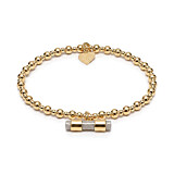 Spirit T-Bar Gold-Filled Bracelet - Choice of Colour