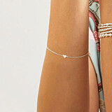Teeny Weeny Heart Silver Bracelet