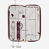 Stackers Jewellery Roll – Burgundy