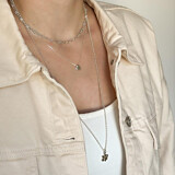 Paw Charm Silver Necklace