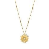 Outlet Orbit Gold Plated Necklace - Moonstone