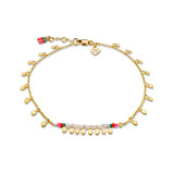 Outlet Shangri-La Gold Plated Anklet - White