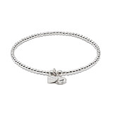 Santeenie Silver Charm Bracelet - Choice of Affirmation