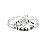Apollo Silver Ring Stack