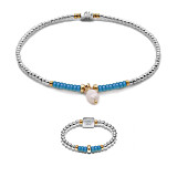 Maisie Mixed Metal Bracelet & Ring Set