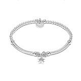 Pipa Boxed Star Silver Charm Bracelet