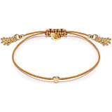 Harmony Heart Gold Plated Bracelet - Natural
