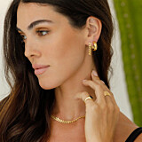 Outlet NU & MII Flora Gold Plated Earrings