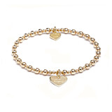Hearts of Love Bracelet Stack - Gold Plated