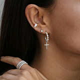NU & MII Mia Stud Silver Earrings