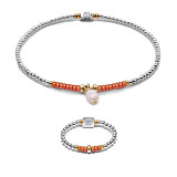 Maisie Mixed Metal Bracelet & Ring Set