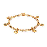 Outlet Affirmation Gold Plated Charm Bracelet