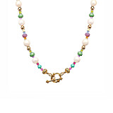 Olio Necklace - Gold Plated Toggle