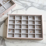 Stackers Blush Leather Jewellery Box - Set of 3