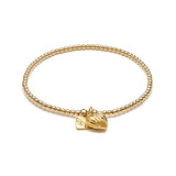 Hearts of Love Bracelet Stack - Gold Plated