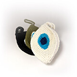 Crochet Mystical Eye Mataki Purse - Choice of Colours