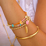 Summer Rainbow Gold Plated Friendship Bracelet