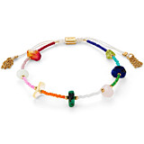 Summer Rainbow Gold Plated Friendship Bracelet