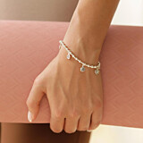 Affirmation Silver Charm Bracelet