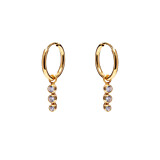 NU & MII Vida Hoop Gold Plated Earrings