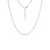 Liv Bentley Small Link Chain Silver Necklace