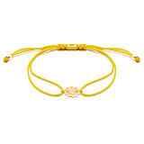 Solar Plexus Chakra Gold Friendship Bracelet - Yellow