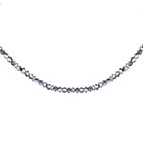 Mini Blisski Silver Necklace - Storm Crystal