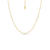 Allure Crystal Gold Plated Necklace