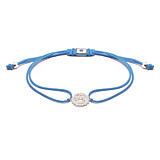 Outlet Throat Chakra Silver Friendship Bracelet - Light Blue