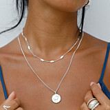 Outlet NU & MII Chelsea Silver Necklace