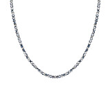 Mini Blisski Silver Necklace - Storm Crystal