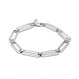 NU & MII Glory Linked Silver Bracelet