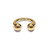 NU & MII Geo Gold Plated Ring