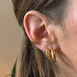 Outlet NU & MII Reviver Gold Plated Ear Cuffs