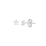 Outlet Teeny Weeny Star Silver Stud Earrings