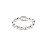 Hebe Pearl and Silver Ring