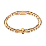 Phoebe Looped Personalised Gold Plated Bracelet - Rose