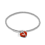 Santeenie Imogen Heart 925 Sterling Silver Charm Bracelet - Choice of Colour