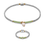 Maisie Mixed Metal Bracelet & Ring Set