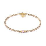 Aster Gold Plated Bracelet - Rose