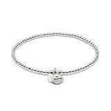 Santeenie Silver Charm Bracelet - Choice of Affirmation